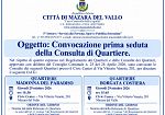 Mazara, il 29 ottobre la convocazione delle Consulte di Quartiere 