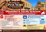 Sagra del Pane Nero: le modifiche alla viabilità per lo svolgimento della manifestazione 