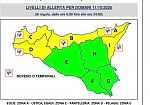 Scende da arancione (pre-allerta) a gialla (livello attenzione) la previsione meteo 