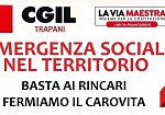 Carovita nel Trapanese, la Cgil: “Basta rincari”. Lunedì incontro pubblico con le associazioni 