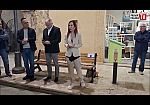 Inaugurata a Campobello la panchina del book crossing