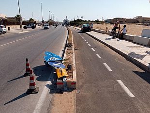 erice-auto-sbanda-e-finisce-sul-marciapiede-rischiata-la-tragedia-al-lungomare