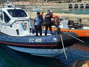 egadi-carabinieri-salvano-quattro-tartarughe-in-difficolta
