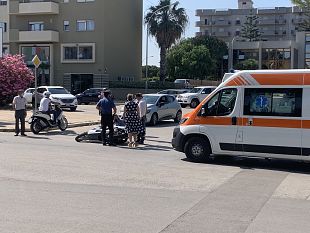 trapani-scontro-tra-auto-e-scooter-un-ferito