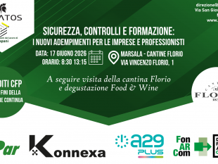 mazara/sicurezza-controlli-e-formazione-il-17-giugno-alle-cantine-florio-di-marsala-seminario-organizzato-da-agatos-service