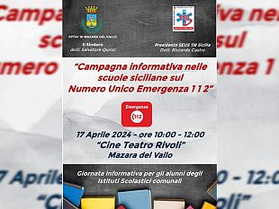 mazara-il-17-aprile-la-giornata-informativa-sul-numero-unico-di-emergenza-112