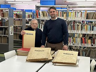 donazione-giornale-il-faro-alla-biblioteca-di-castellammare-del-golfo