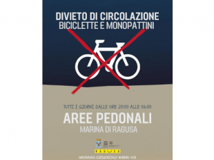 trapani/marina-di-ragusa-stop-a-bici-e-monopattini-nelle-aree-pedonali-dopo-le-20
