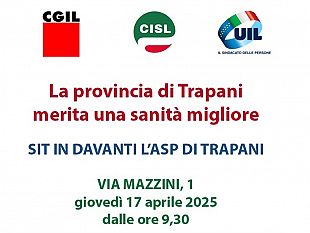 ritardi-nei-referti-istologici-sit-in-di-protesta-davanti-lasp-trapani-il-17-aprile-da-parte-di-cgil-cisl-e-uil