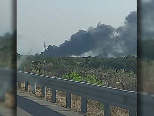 la-discarica-di-contrada-rampante-favara-in-fiamme