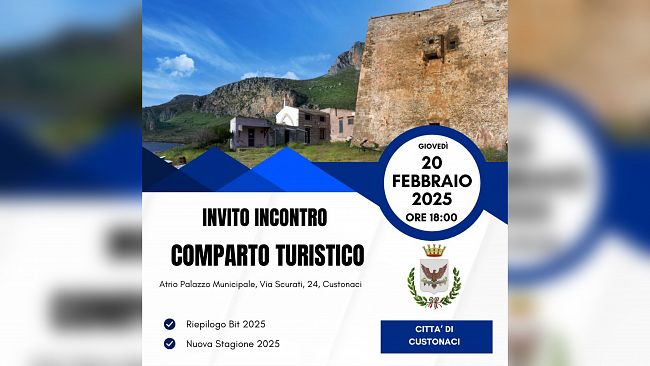BIT 2025 e programmazione turistica: incontro a Custonaci tra Comune e operatori