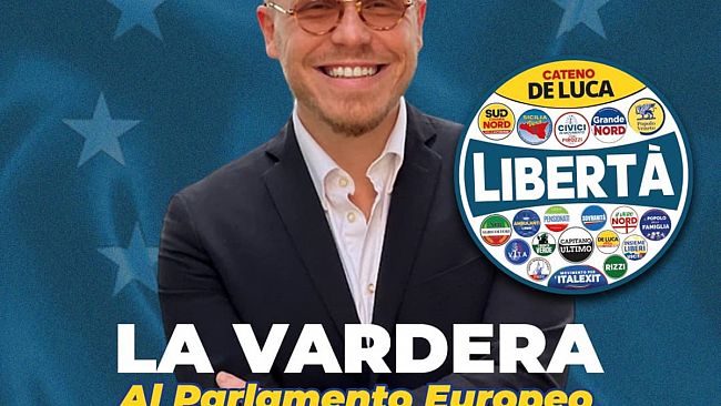 Ismaele La Vardera a Castelvetrano a sostegno di Salvatore Ficili
