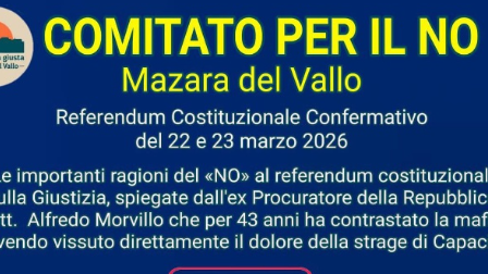 Mazara, Comitato per il No: il 28 febbraio incontro per approfondire i temi della riforma