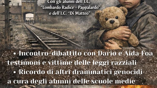 Castelvetrano: due appuntamenti per ricordare la Shoah e riflettere sui genocidi del Novecento