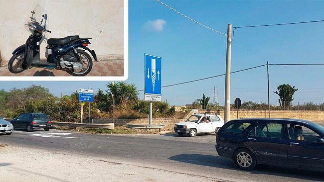VIDEO – Mazara, incidente sulla Ss115: feriti 2 studenti a bordo di uno scooter