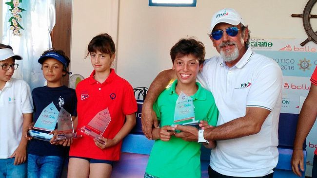 Velista della Società Canottieri Marsala sul podio della 1° tappa di Coppa Sicilia