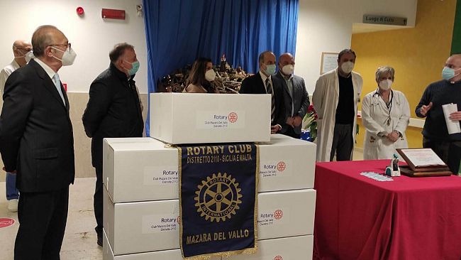 Rotary Club Mazara, donata biancheria per i pazienti più bisognosi dell’Ospedale “A.Ajello”