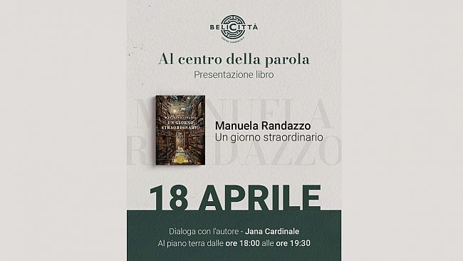 Belicittà: Manuela Randazzo presenta il romanzo 