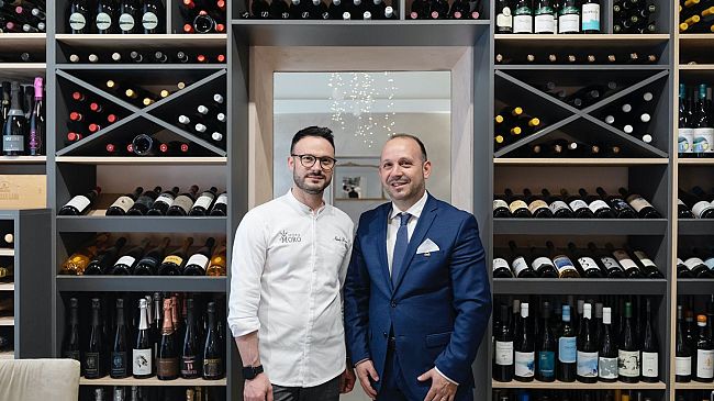 I Fratelli Bandi dell'Osteria Il Moro all’hotel 5 stelle St. Regis di Roma per un importante evento enogastronomico