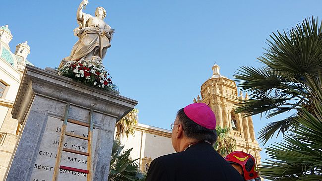 Mazara, Festino di San Vito 2024, Vescovo Giurdanella: 