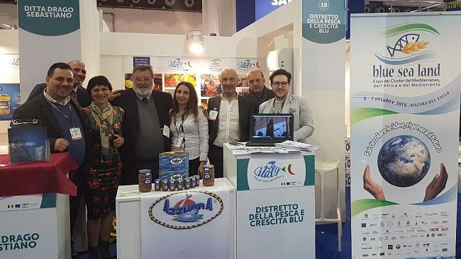 Il Distretto della Pesca e Crescita Blu all’Expo Seafood di Bruxelles