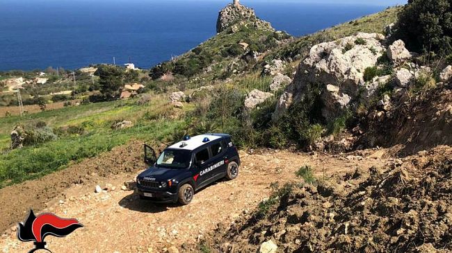 Scopello, due persone denunciate per aver effettuato lavori non autorizzati in zona con vincolo paesaggistico
