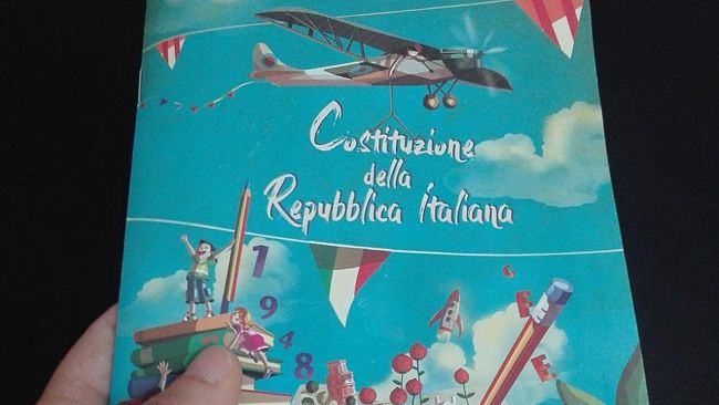 Petrosino: All’Istituto Nosengo consegnata agli studenti la Costituzione Italiana