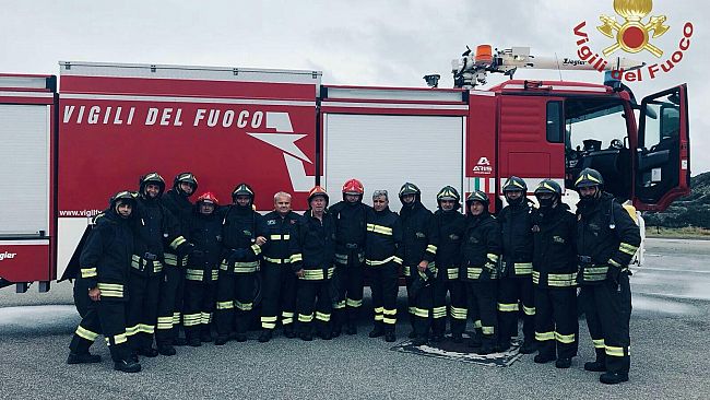 Vigili del fuoco, esercitazione sul Piano di Emergenza Aeroportuale di Pantelleria