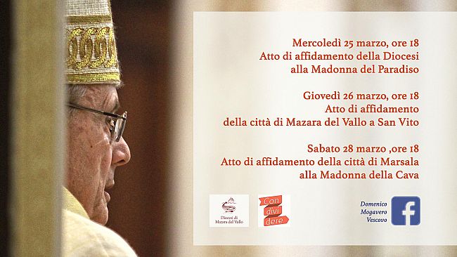Il vescovo affida la diocesi e la città di Mazara e Marsala ai santi patroni