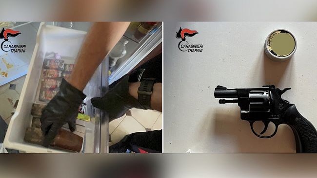 Erice, 2 chili di hashish nascosti nel frigorifero: arrestato un giovane