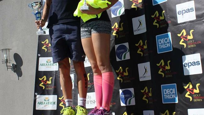 Sicily Triathlon Series, trionfano Cristina Ventura ed Ennio Salerno