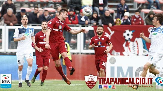 “Frenata granata”: solo un pari contro il Bisceglie. Termina 2-2