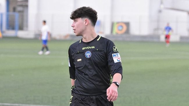L'arbitro castelvetranese Claudio Carrara promosso al CRA Sicilia
