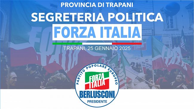 Forza Italia: si é riunita a Trapani la Segreteria Provinciale 