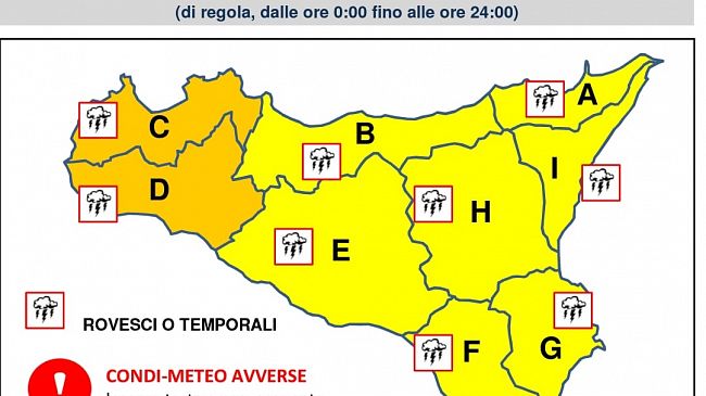 Allerta meteo, domani scuole e uffici aperti a Trapani ed Erice