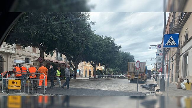Percorsi tattili in via Fardella, le precisazioni del Sindaco