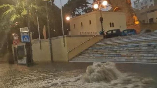 Mazara, temporale primaverile provoca forti disagi in Città