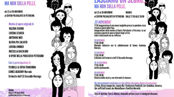 Petrosino,  Giornata Internazionale contro la Violenza sulle Donne: ecco gli eventi in programma 