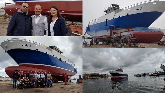 VIDEO – Varato motopesca nel cantiere italo-tunisino “Asaro du Maghreb” di Mahdia. Interviste e immagini
