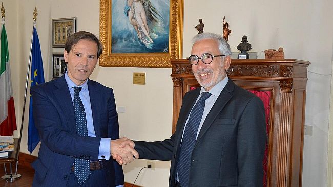 “Passaggio di consegne” informale tra il commissario Caccamo ed il neo-sindaco Alfano