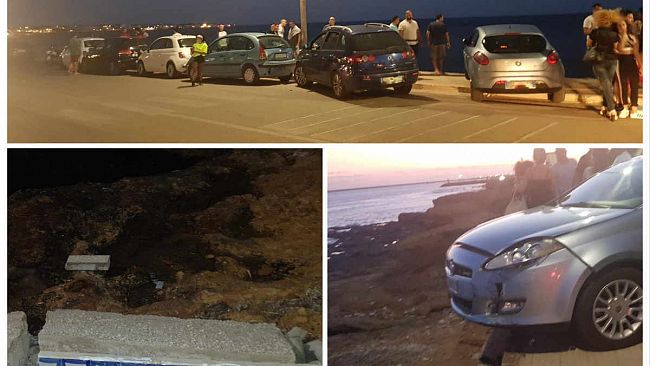 VIDEO – Mazara, rocambolesco incidente sul lungomare San Vito.