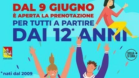  Vaccini, da oggi anche gli over 12 potranno prenotarsi