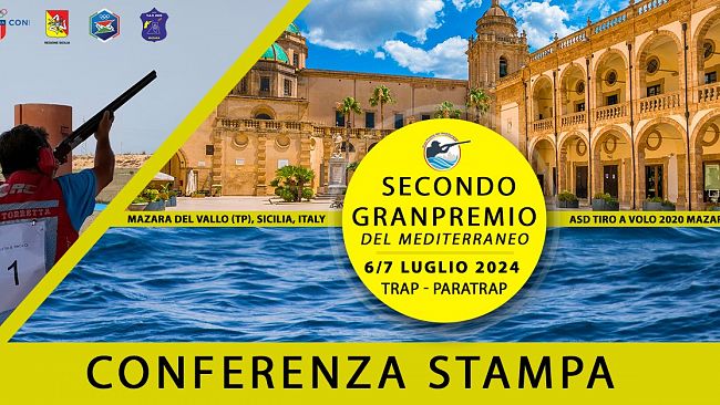 ​Mazara, tiro a volo, mercoledì 3 luglio la conferenza stampa del II Gran Premio del Mediterraneo