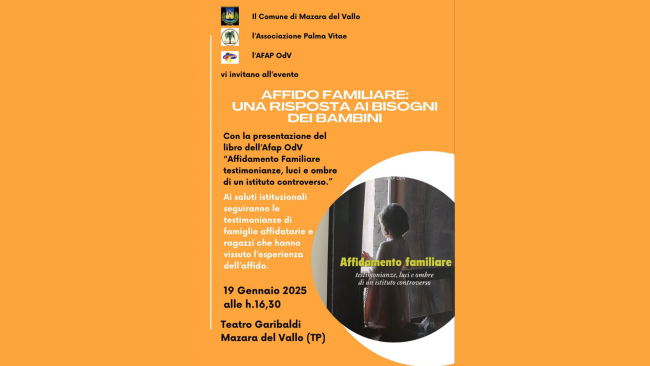 Mazara, il 19 gennaio l'incontro dal titolo 