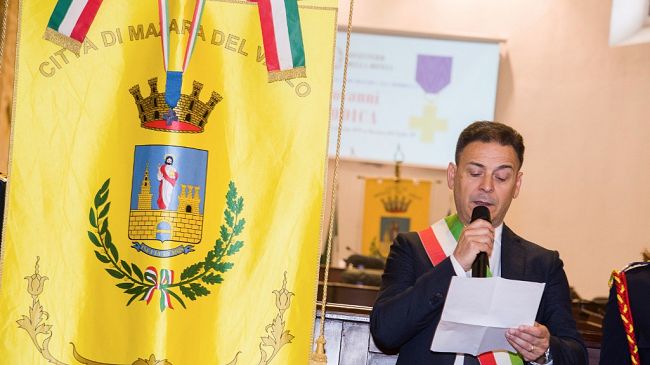 Mazara, conferita al Gonfalone la Croce al Valor Militare alla memoria del partigiano mazarese Giovanni Modica
