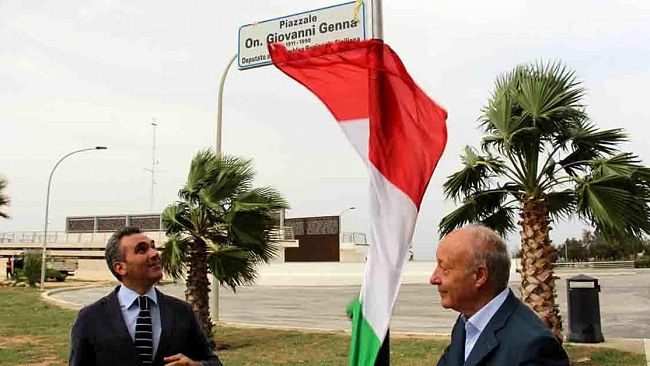 Marsala, l’area parcheggio del “salato” intitolata all’on. Giovanni Genna: presenti il sindaco e il presidente del Consiglio comunale