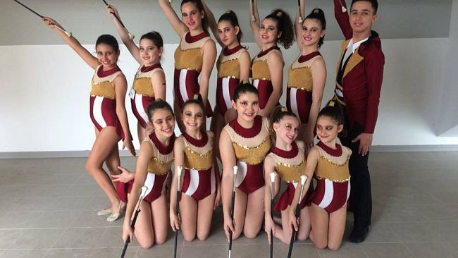 La “Twirling Star Trapani” sul podio ai campionati nazionali di categoria