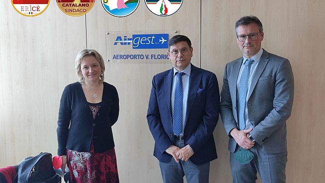 Turismo a Erice, Catalano:“L’aeroporto e l’Airgest strategici per la ripartenza”