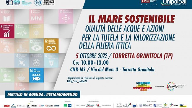 Al CNR di Torretta Granitola un convegno sul Mare Sostenibile 