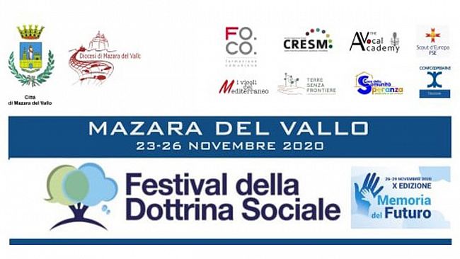X edizione del Festival della Dottrina Sociale della Chiesa. All’evento partecipa la Città di Mazara del Vallo